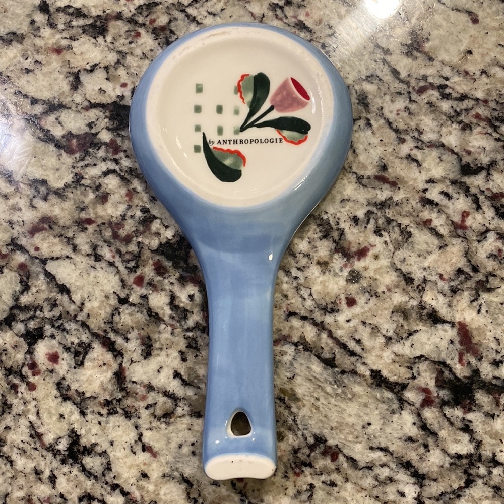Anthropologie Tivoli T Monogram Spoon Rest - Picture 4 of 6